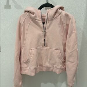 Lululemon Cozy Pink Half-Zip Hoodie